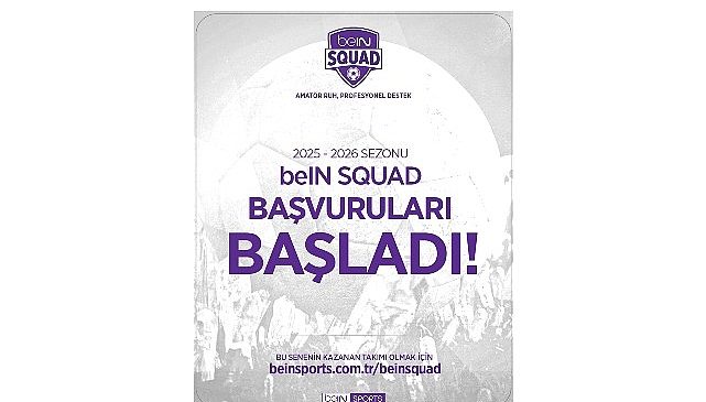 beIN SPORTS’tan Amatör Futbola Büyük Destek: beIN Squad 2. Dönem Başvuruları Başladı!