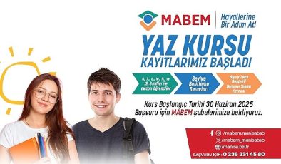 MABEM ve Online Dershane Yaz Kurslarına Başvurular Devam Ediyor