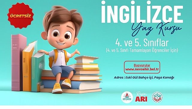 Nevşehir Belediyesi’nden İngilizce Yaz Kursu