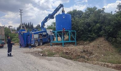 Büyükşehir’den Taral-Tanker Dolum Tesisleriyle Hem Üreticiye Destek Hem Yangına Karşı Güvence