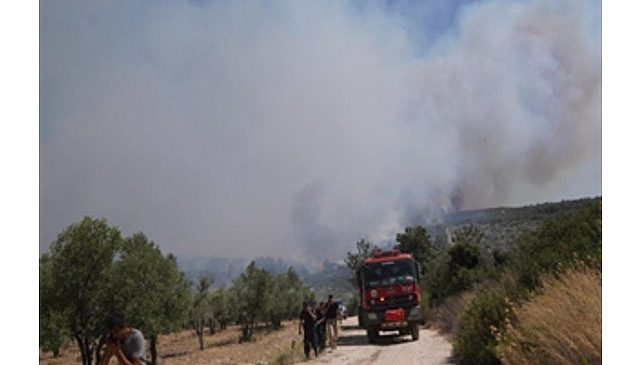 İzmir İtfaiyesi Çeşme Ildır için teyakkuza geçti